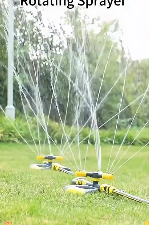 360-degree automatic rotating sprayer.#TikTokShop #foryou #fyp