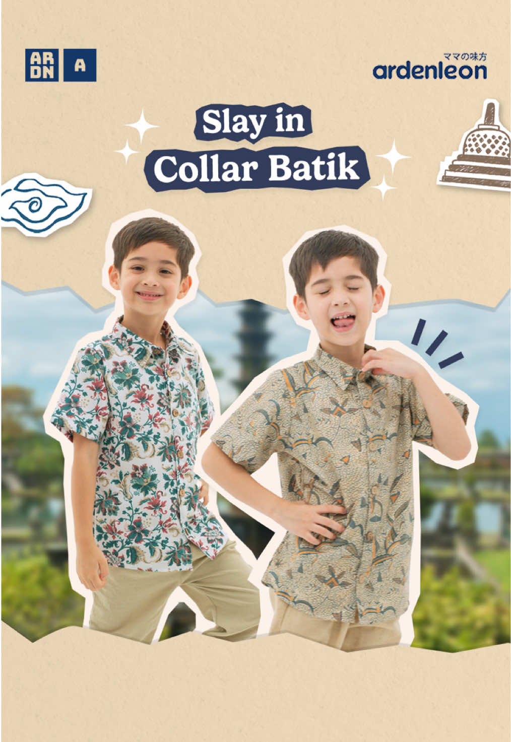 Slay in collar batik✨