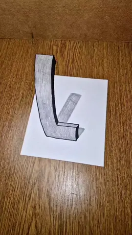 3D Drawing Letter 