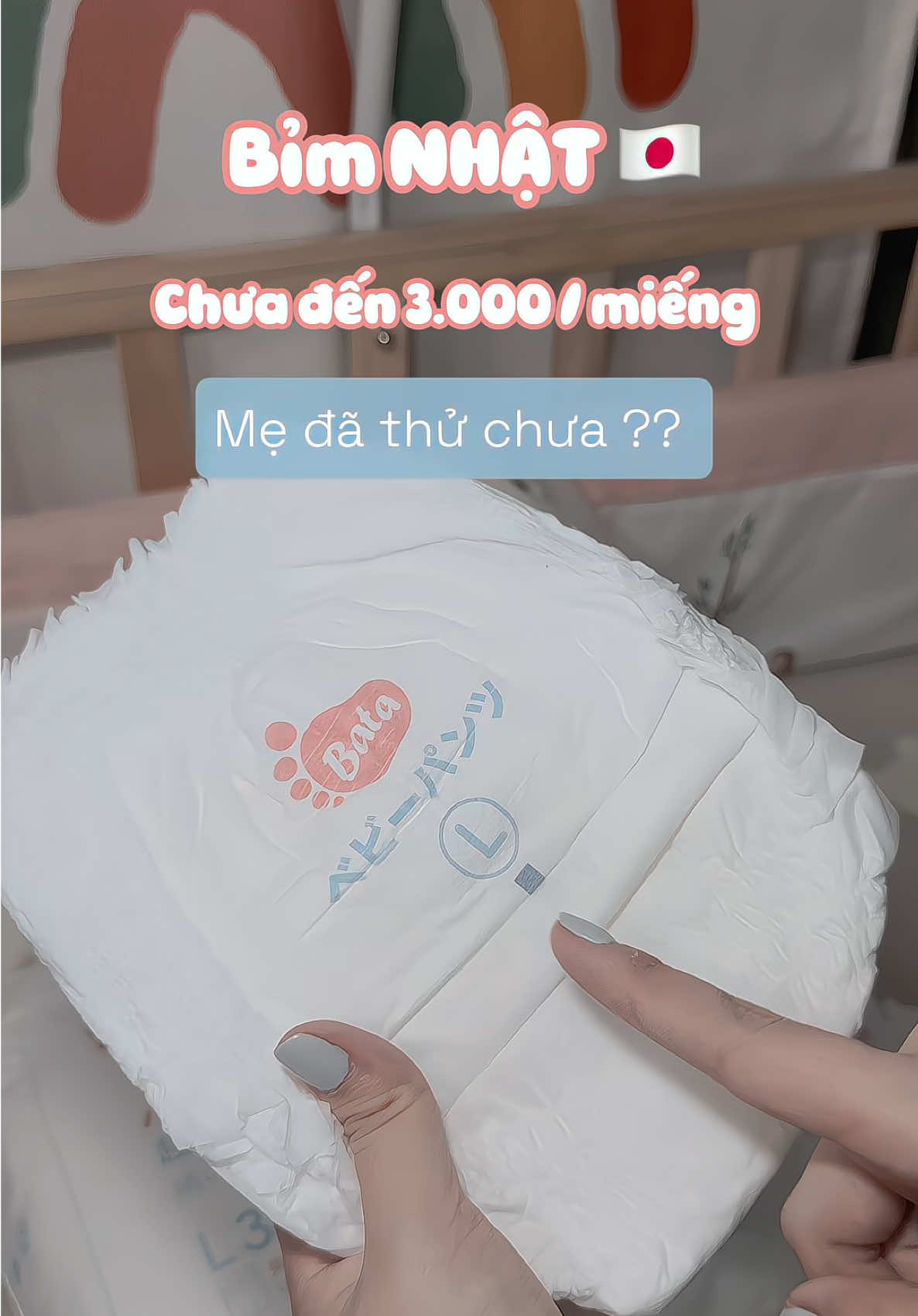 Bỉm Nhật nhưng giá Việt . Siêu tiết kiệm 😛 #bimbata#batavn#mebimsua#mevabe#xhtt 