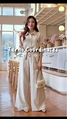 RRX Longsleeve Terno Pants w/belt  #coordinatesoutfits #coordinatesset #coordinates 
