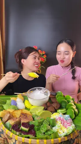 Mukbang bánh quê. Cảnh này thật quen thuộc từ nhà Vivi thích ăn #mukbang #xuhuong #vivithichan #ngochobeptruong 
