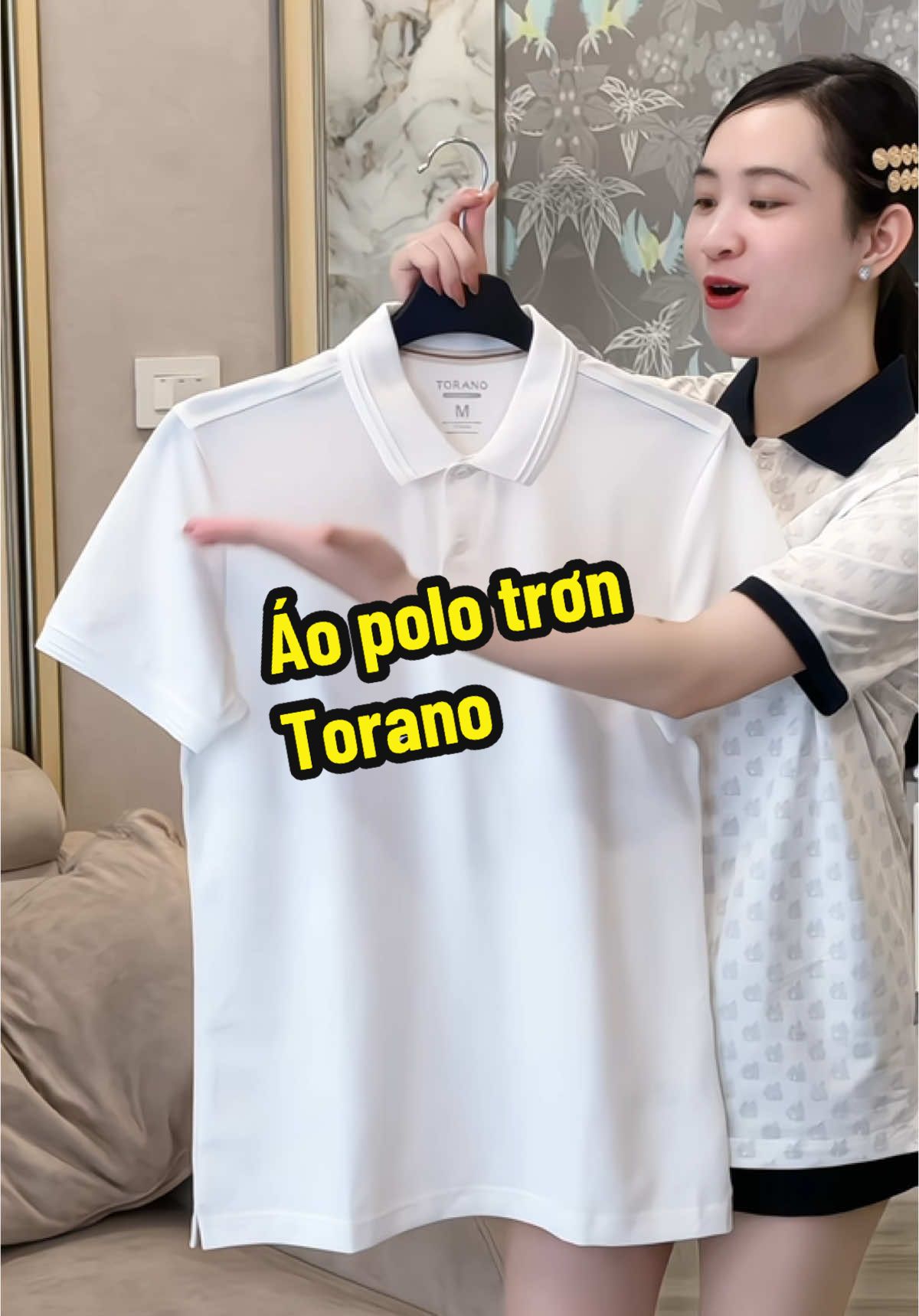 Form đứng, vải mát. Áo polo trơn này xứng đáng có ở trong tủ đồ các anh #aopolo #torano 