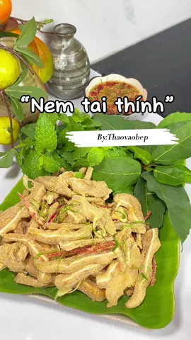 Nem tai trộn thính càng nhai càng ghiền☺️☺️☺️#viralvideo #cooking #xuhuongtiktok #trendingvideo #viraltiktok 