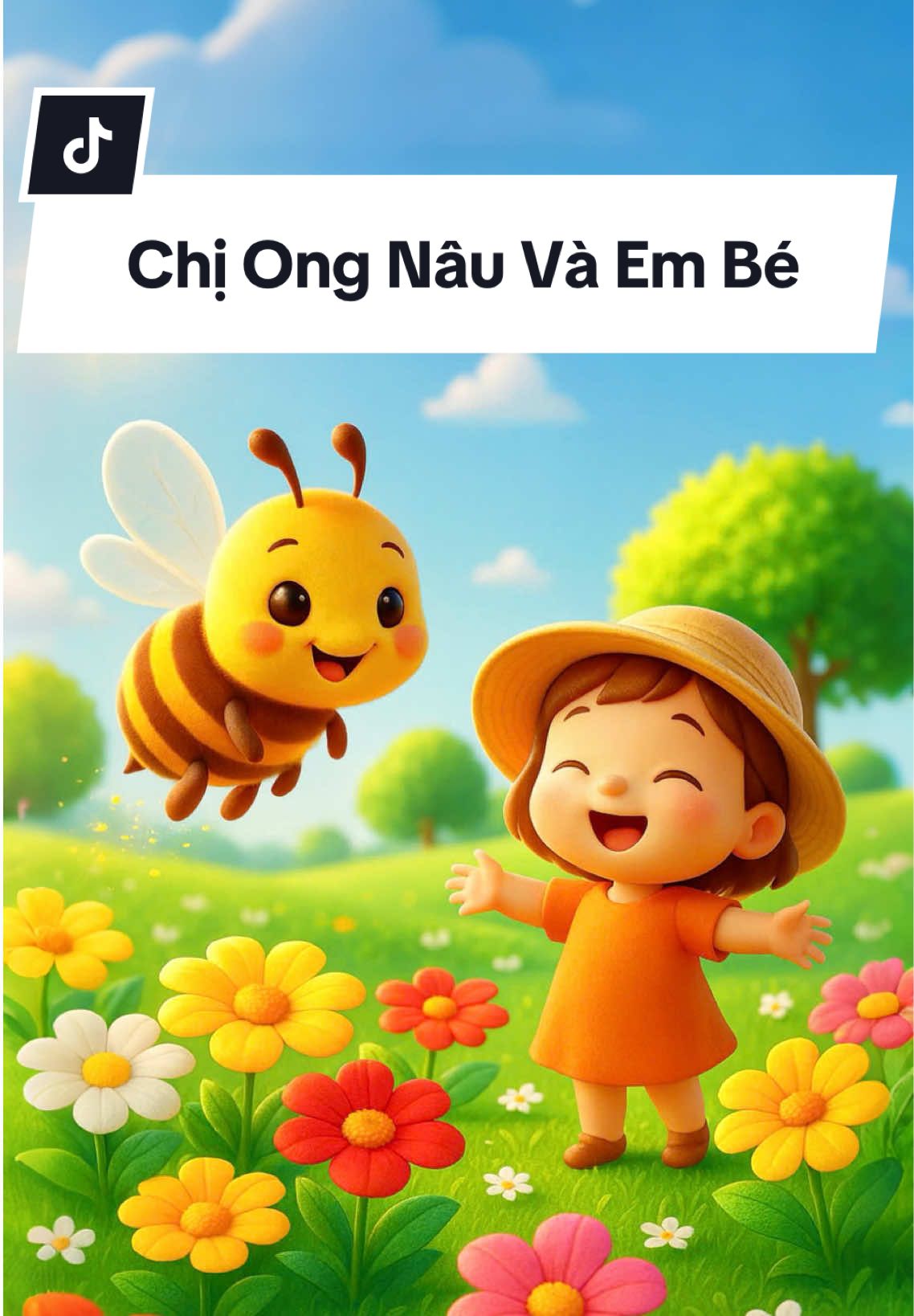 🐝 Chị ong nâu nâu nâu nâu ✨ Chị bay đi đâu đi đâu? 🌸🌼 #ChiOngNau #BayDiDau #ThieuNhiVuiVe #BaiHatThieuNhi   #OngNauChamChi #BeYeuHatCa #GocThieuNhi 