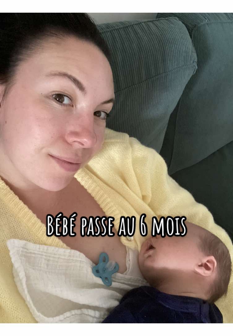 Bébé passe déjà au 6 mois ✨ #maman #mom #momlife #maternite #accouchement #grossesse #mumsoftiktok #bebestiktoks 