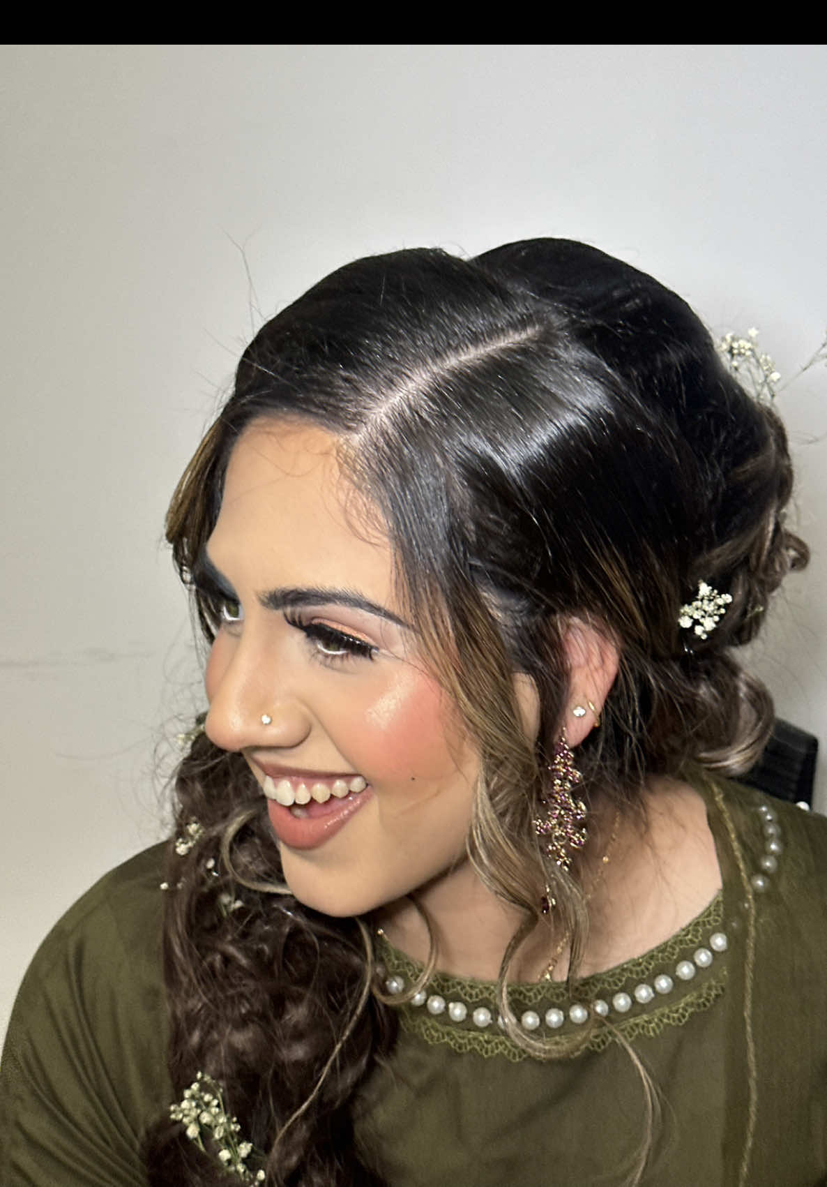 Bloopers! 🤣@Dolled By Muskaan  - #makeup #bloopers #transformation #bride #fyp #fail #hair 
