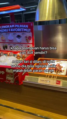 prempuan harus punya finansial sendiri biar kalo di sepelein, bisa tetep have fun. #dilanjaniyar #independent #katakata #gyp #fup #fypage #zxc #fyppppppppppppppppppppppp 
