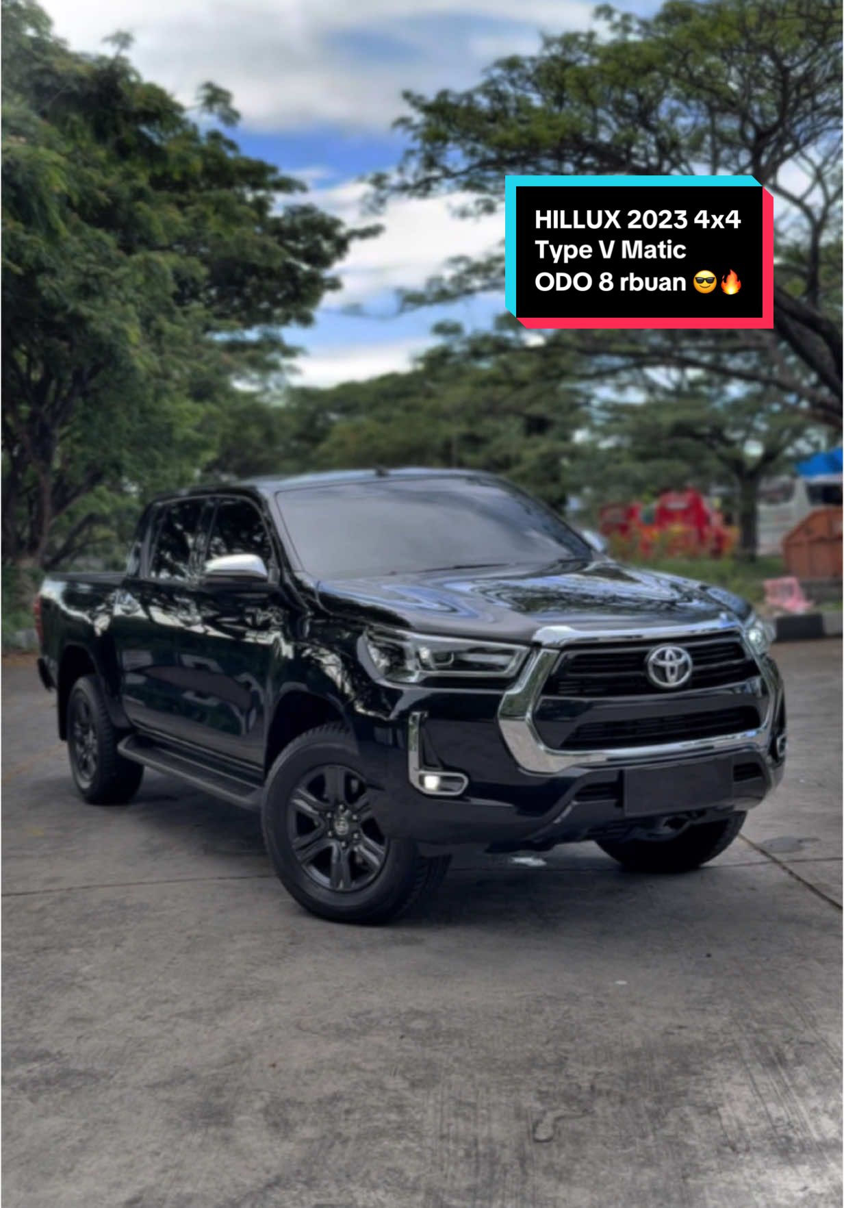 HILLUX REVO 2023  Type V 4x4 Matic Unit garansi seperti baru Odo 8 ribuan, asli BL tangan pertma Gratis service dealer  Merapat BOSS !!!! #hillux4x4 #hillux #toyota #diesel  #2gd #doublecabin #mokasmurah #mobilbekasaceh #fyp #fypviralシ 
