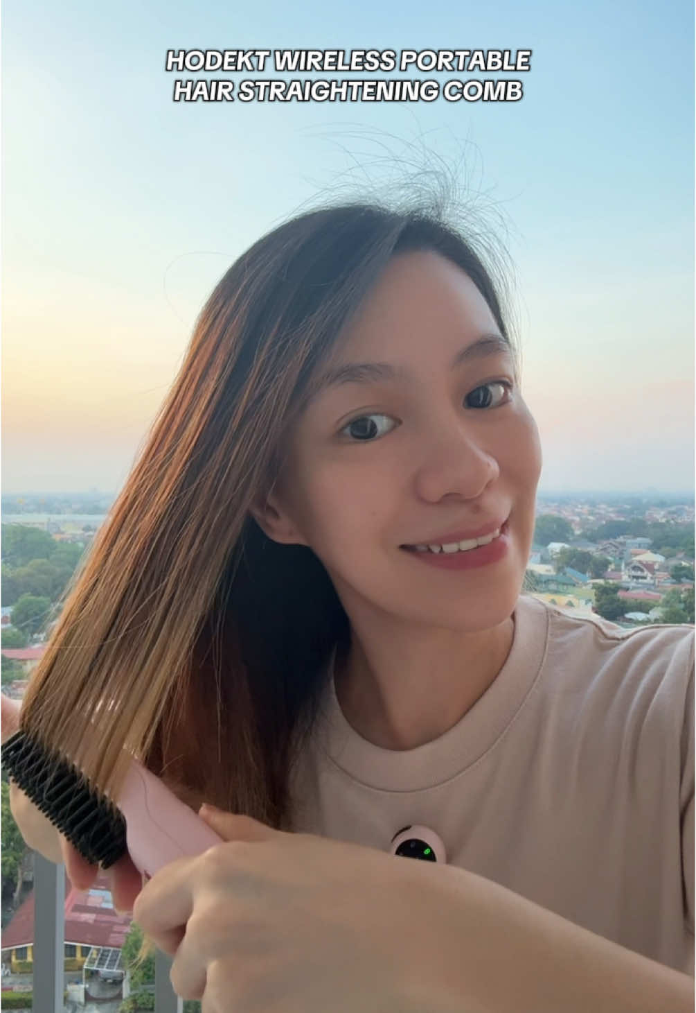 Replying to @Ms Piaaaa check out here ➡️  @IamMariaSofia  #hodekt #hodektappliances #hodektph #hairstraightener #hairiron #portablehairstraightener #wirelesshairstraightener 