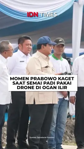 Presiden Prabowo melakukan kegiatan tanam padi serentak yang dilakukan di wilayah Ogan Ilir, Sumsel. Dalam kegiatan tersebut, Prabowo mencoba menggunakan teknologi drone dalam proses penyemaian padi yang ditujukan untuk mempermudah petani dalam menanam saat musim tanam tiba. 