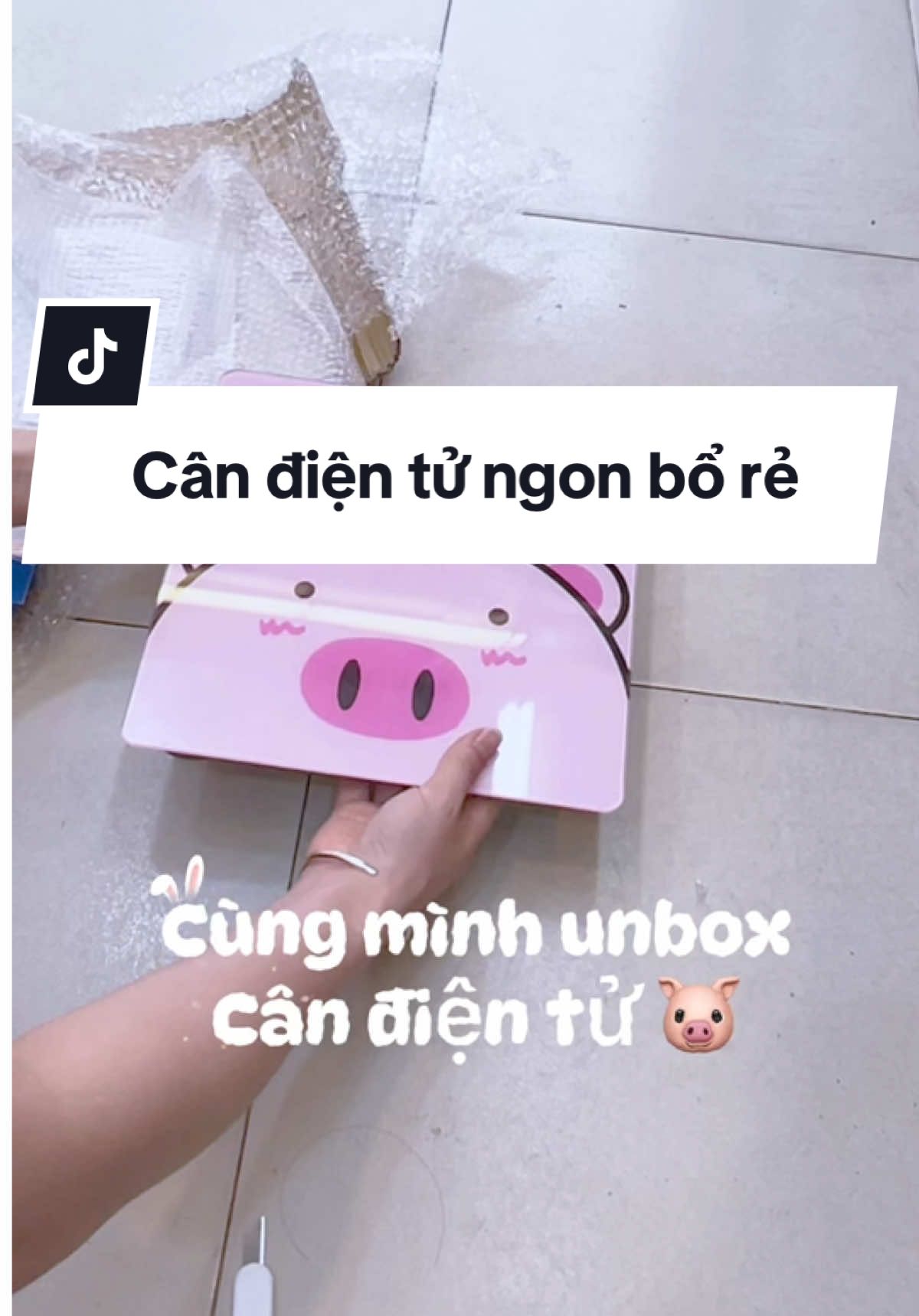 Cân giá cả hợp lý, mình thấy đo cũng khá ok🥰#xh #xuhuongtiktok #unboxing #review #candientu #candientuthongminh #candientuheohong #foryou 