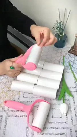 Strong Sticky Lint Roller Dust Hair Fur Removal Refillable Reusable Remove CleanBedroom Carpet Cleaner Roll#fyg #goodthing #tiktokshop #foryoupage #life 
