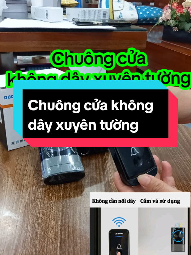 Chuông cửa không dây xuyên tường giá tốt #chuongcuakhongday #xuhuong #lenxuhuong #xuhuong2025 