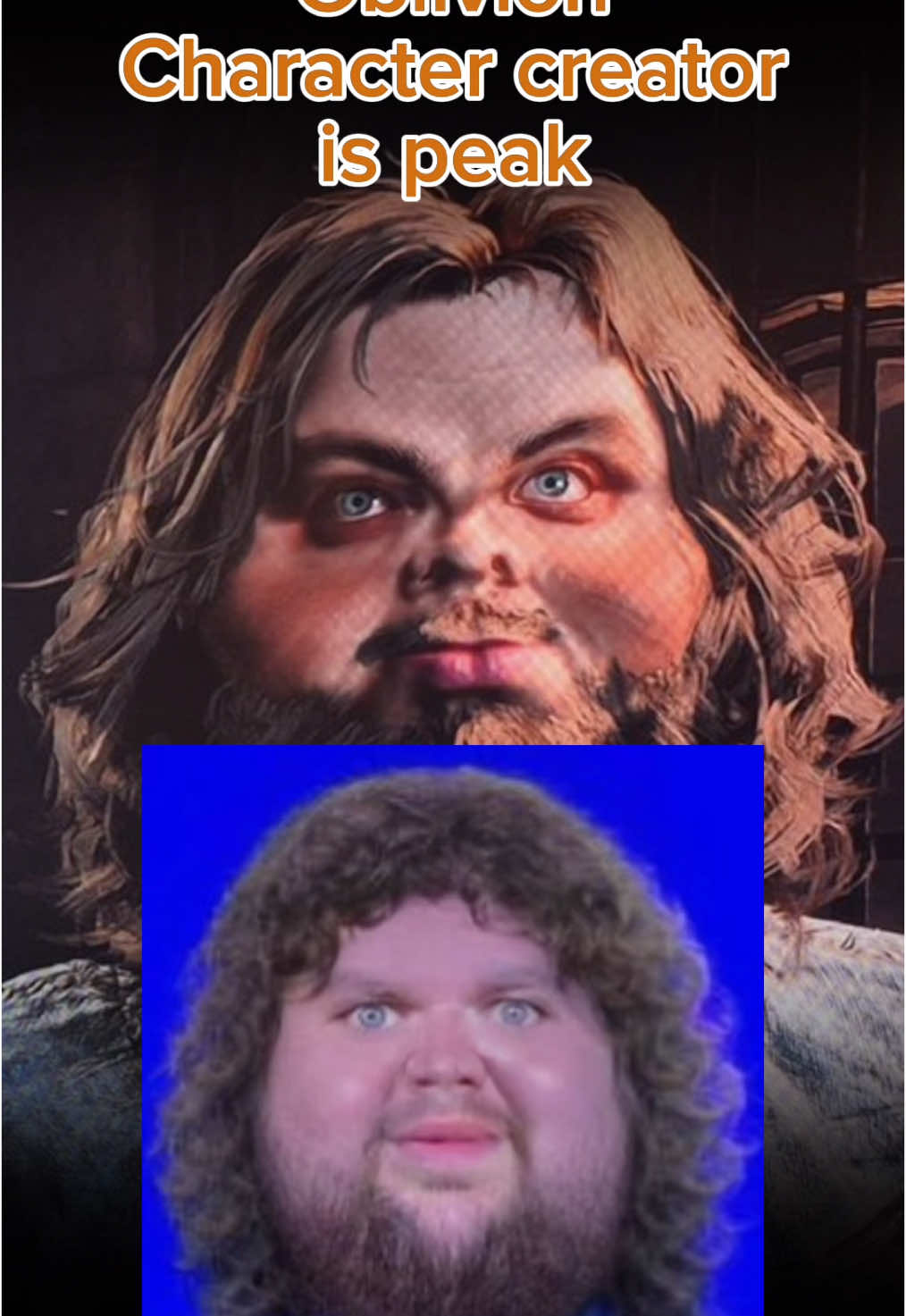 John Oblivion has never looked so handsome #oblivion #skyrim #skyrimtiktok #gaming #funnygaming #gamingmemes 