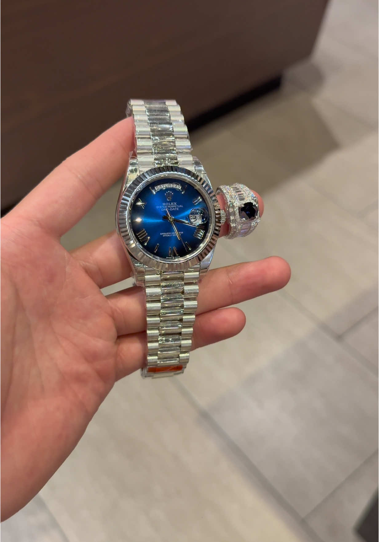 Màu xanh mệnh Thuỷ cho các a zai hợp Phong Thuỷ ⌚️💍💎 Đẹp xuất sắc #dongho #trangsuc #phudongho #donghonam #watch 