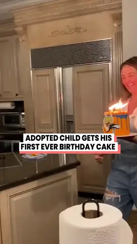 I'm not crying u're crying🥺 (@jamiewalker1222 ) #adopted #birthdaycake #firstbirthday #adoptionstory