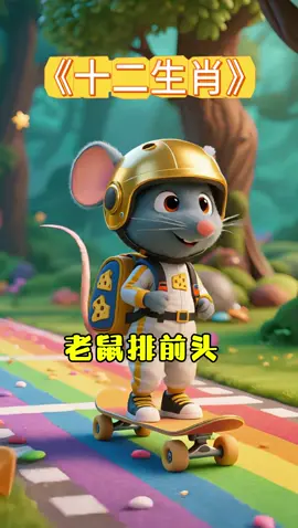 有没有背不下来十二生肖的，可爱的生肖们来了#儿童动画 #这也太可爱了吧 #启蒙早教 #儿童益智 #儿歌 