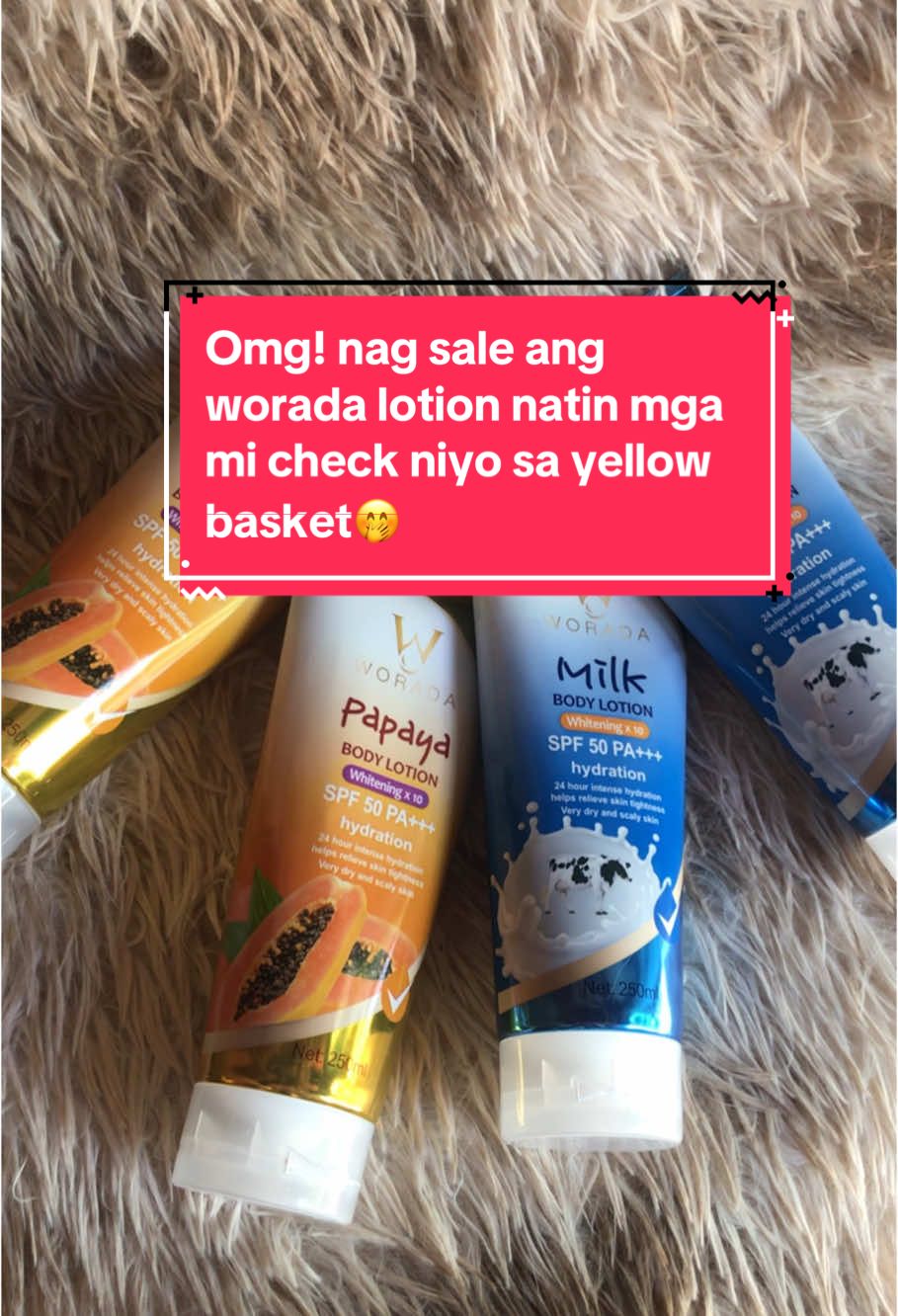 10x whitening at spf50 pa+++🫢 #worada #lotion #woradalotion  #fyp 