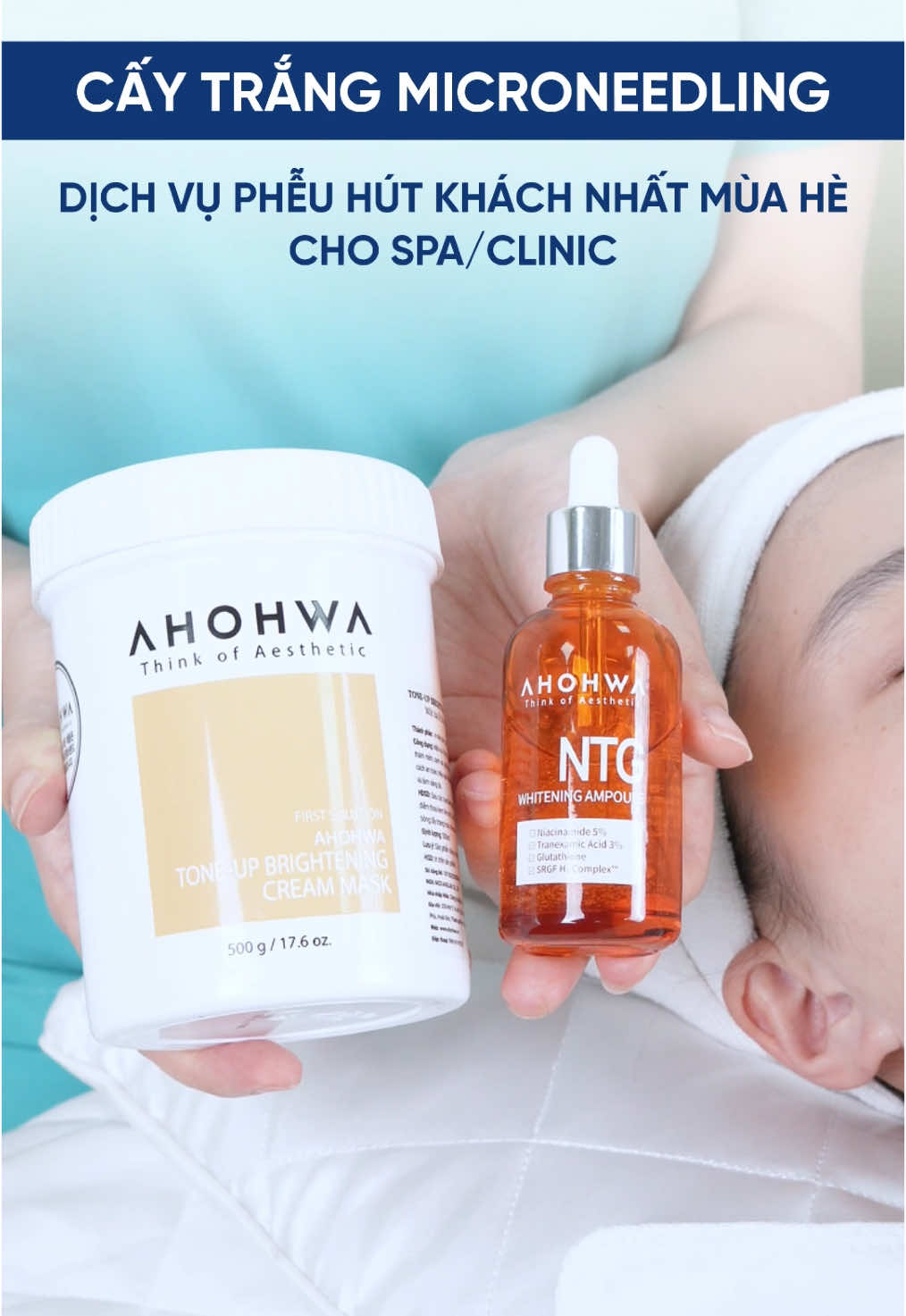 Phương pháp cấy trắng Microneedling #ahohwa #ahohwavietnam #utrangahohwa 