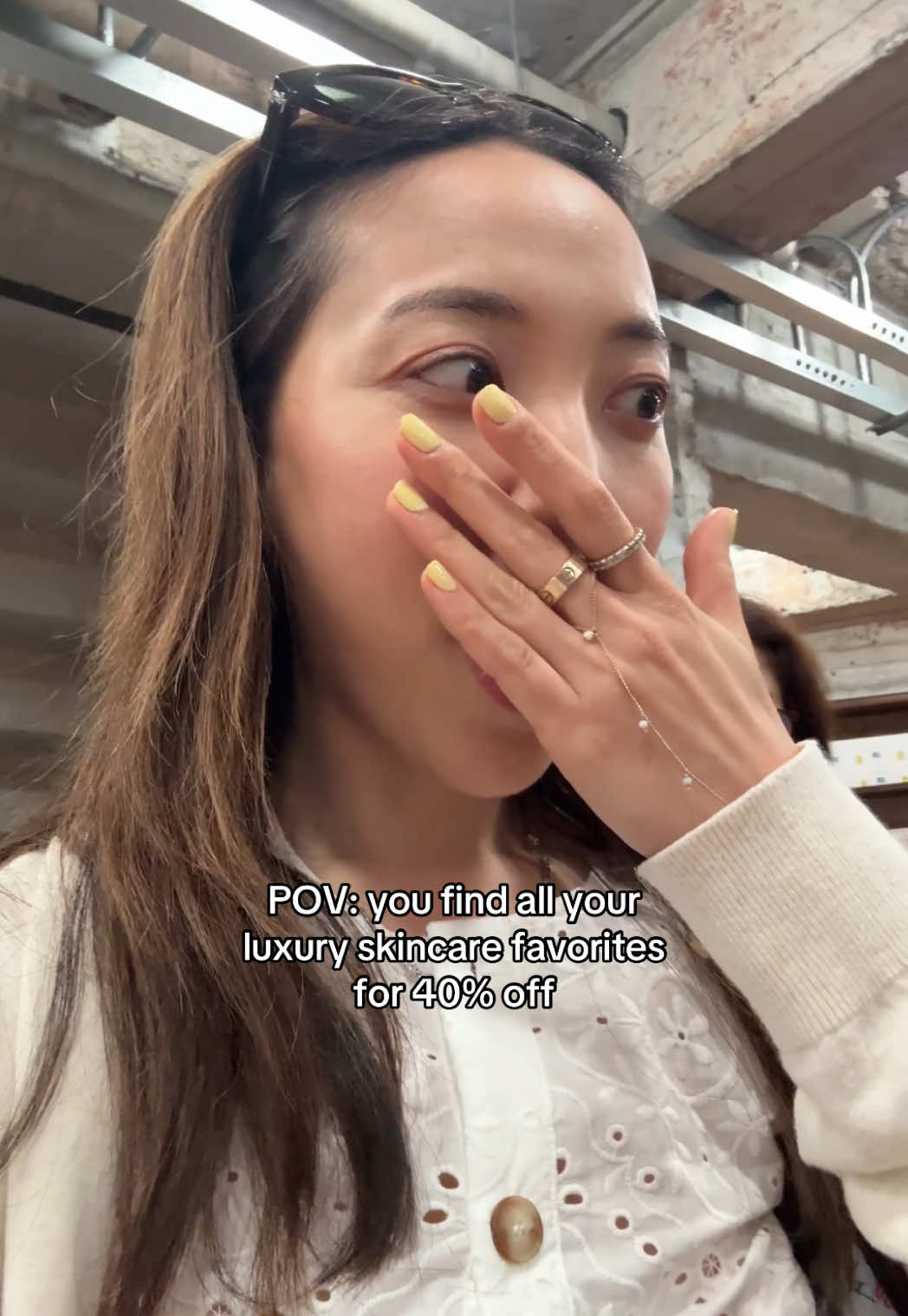 and not even close to expiration date idk how they do it. 📍Harmay in Shanghai! #luxuryskincare #skincarehaul #skincarestore #shanghai #matureskin #lamer 
