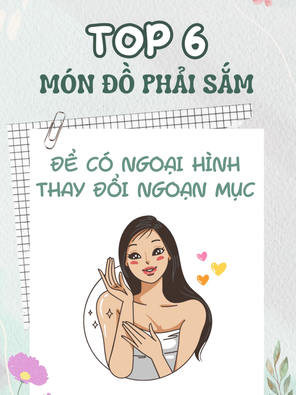 Top6 đồ tân trang lên hạng nhan sắc #goclamdep #lamdep #reviewlamdep #phukienlamdep #aliha 