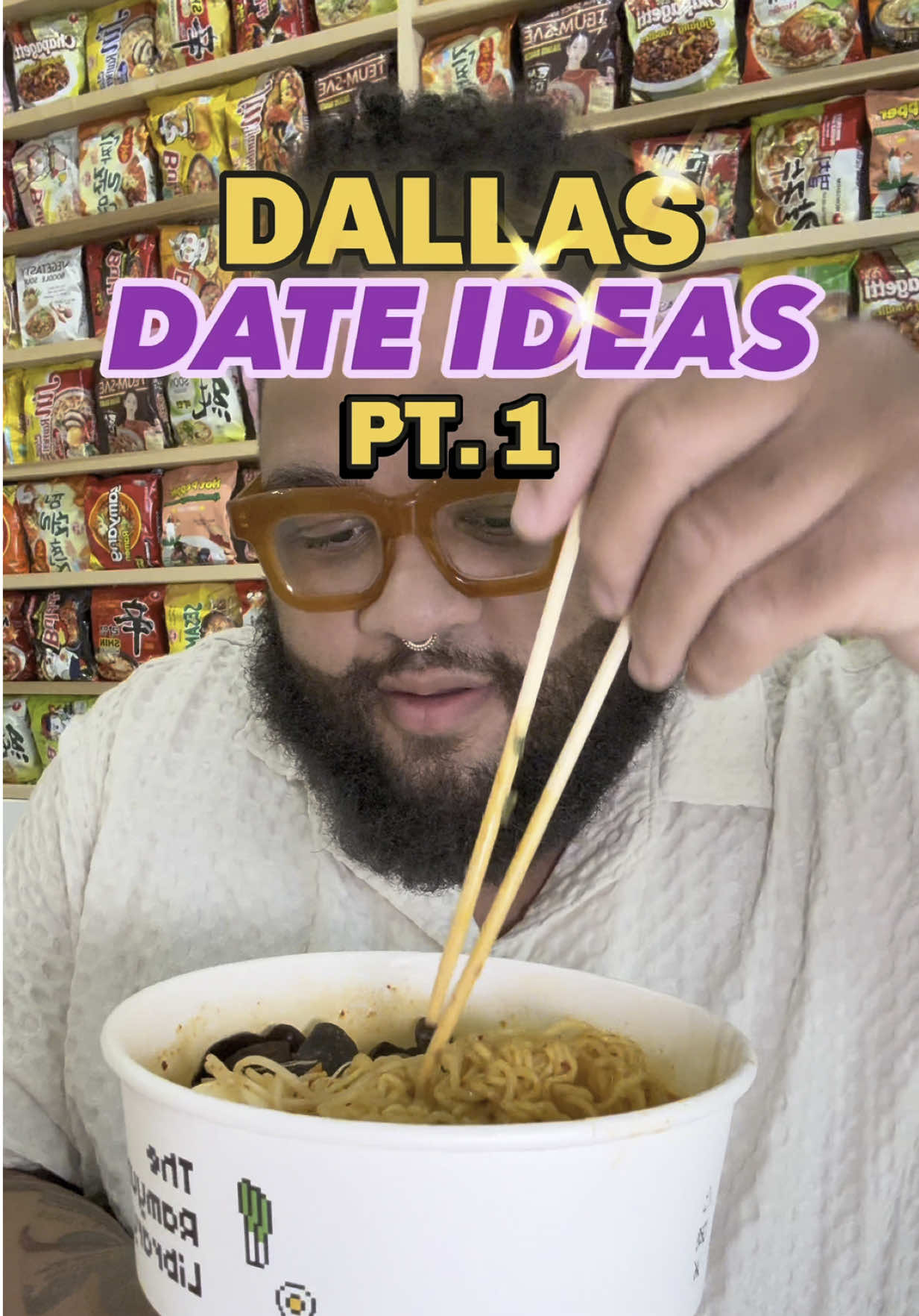 New series!  @theramyunlibrary® is like that!  #dallas #Foodie #foodtiktok 