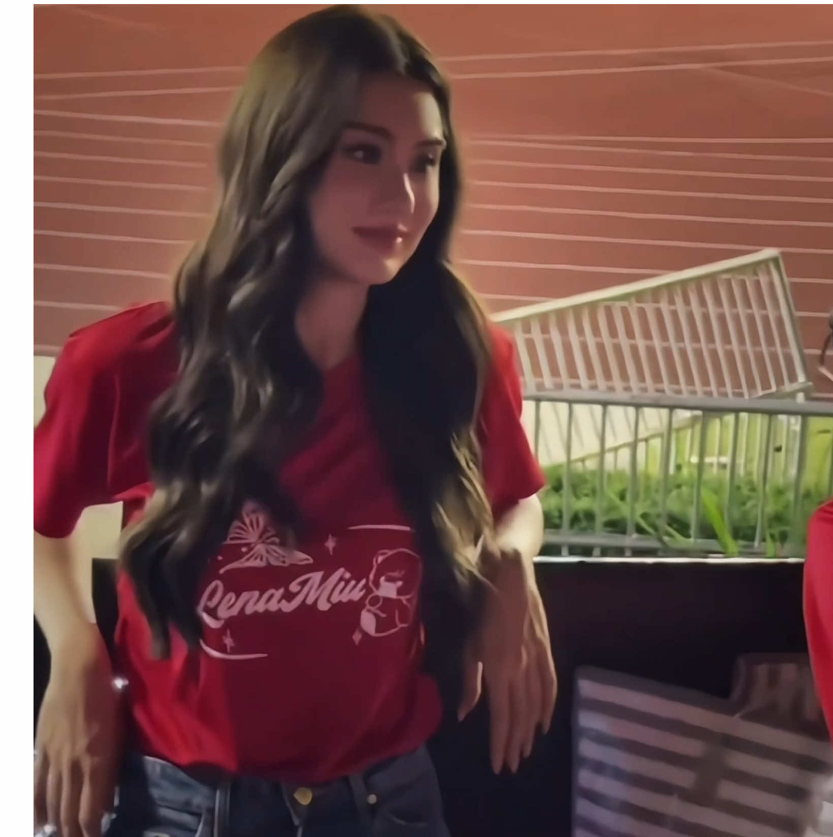 The way she looked at Miu… was that Lena or Alin ? 🫣 #lenamiu #ลีน่าหมิว #lalinalena #miunatsha #mysafezonetheseries #gl 