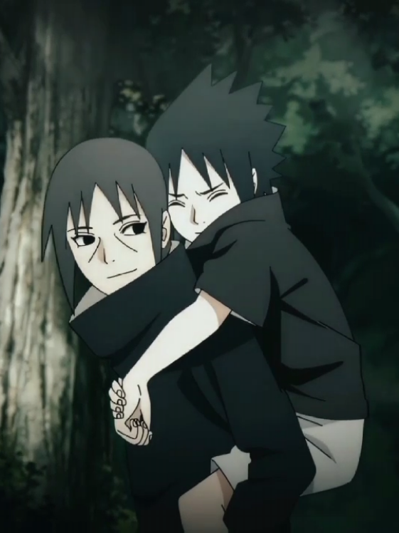 Sasuke & Itachi: Sad moment🥀 #animeedit #animefyp #narutoshippuden #sasuke #itachi 