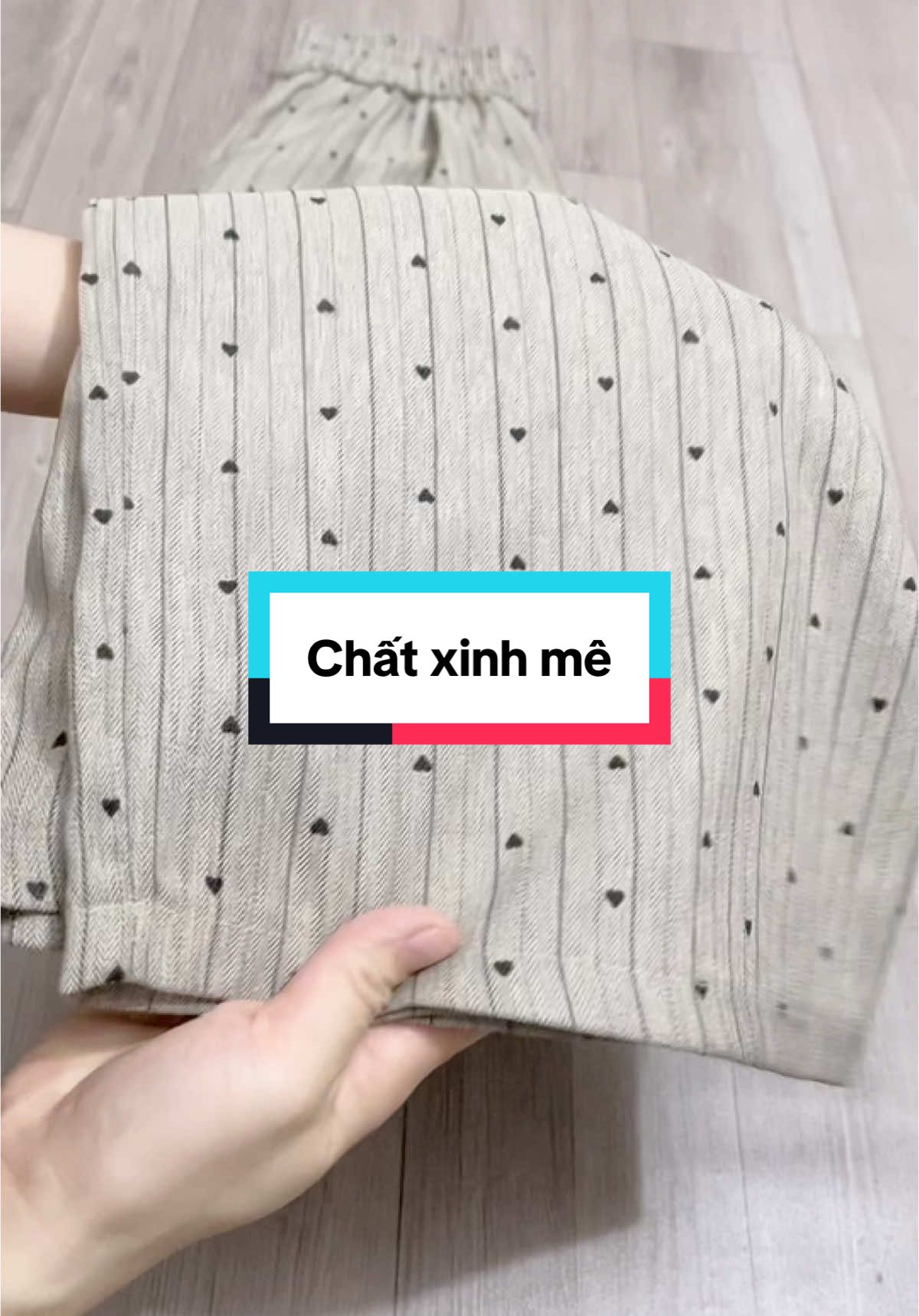 Quần ống suông hoạ tiết trái tim đang trend nè, quần có loại 92cm nữa nha mí nàng nấm ơiii #fyp #phoidoxinh #xuhuong #quanongsuong #xuhuongtiktok 