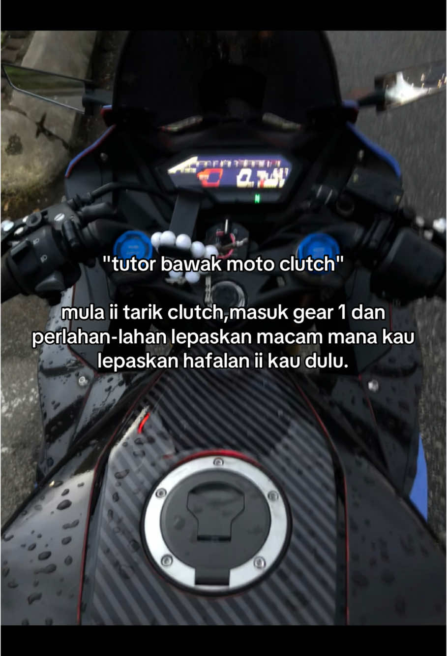 jauh sangat dah tu,baliklaa الله dah rindu tuu..#4u #cbr150r #murojaah #selfreminder 