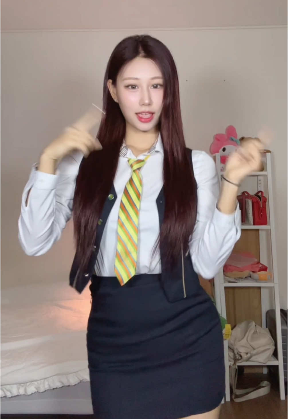 누구 교복 요청해서 입어봄 ㅋㅋ #교복 #기대해 
