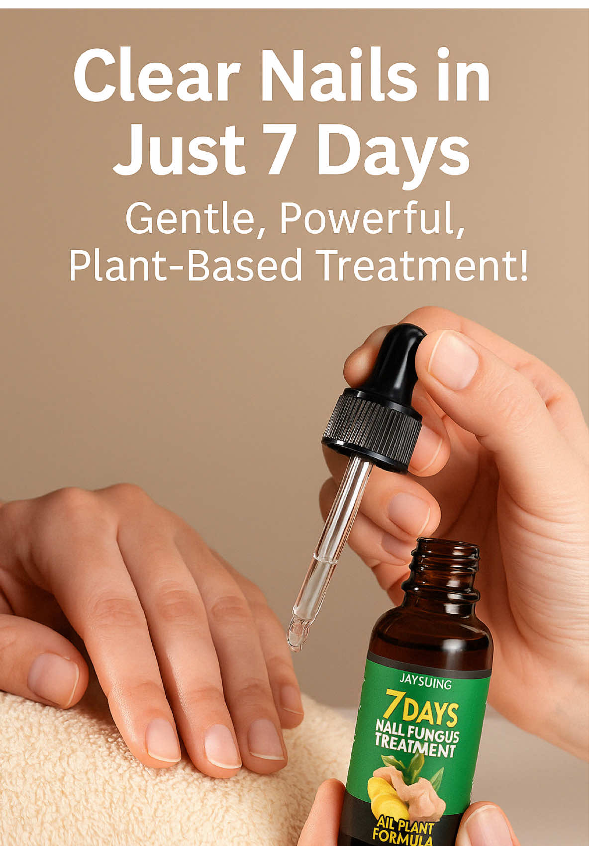 Clear Nails in Just 7 Days – Gentle, Powerful, Plant-Based Treatment!  #nailcare  #fungus  #nailfungustreatment  #7daysnailtreatment 