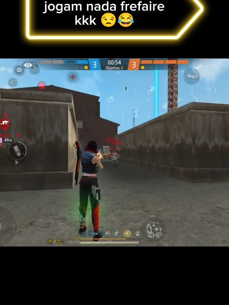 só tem menino boot no ff kkk😒😂#freefire #highlight 