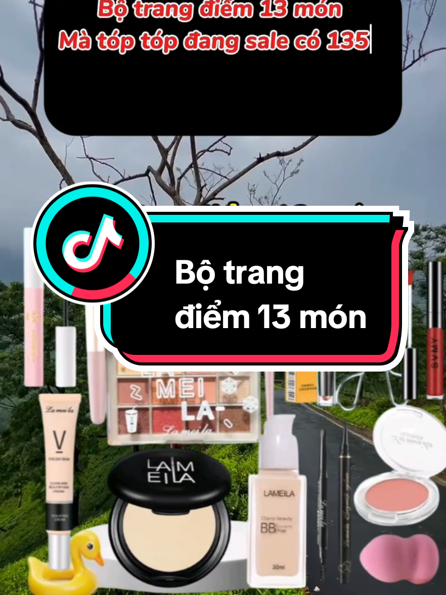 Bộ trang điểm 13 món  #lenxuhuong #xuhuong #vairal #mebitom #mebau #botrangdiem #botrangdiem13mon 