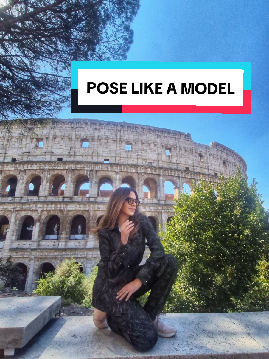 No te tomes la típica foto sentada en la baranda sin sazón  Te enseño cómo pasar de eso ❌ a un effortless chic ✔️ 📍El spot exacto con menos turistas está frente al Oppio Caffè, sobre la escalinata de la Via Nicola Salvi. ¡Vista top del Coliseo! Usa gran angular, sube el ángulo y deja que la pose haga su magia 💫 👇 ¿Quieres más tips de cómo posar en tus viajes o los mejores spots sin tanta gente? ¡Te leo en los comentarios mis bellas! #giatips #phototips #posingtips #travelphoto #photoshoot #fotografía #beautytips #rome #italy #traveltips #traveltiktok #rome #italy #coliseoromano 