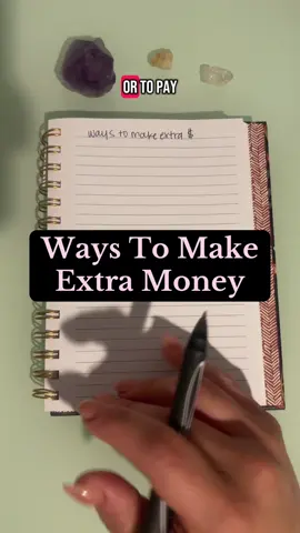 If you need some extra money to put towards your goals, there are a ton of ways to do it! Pick a side hustle that sounds interesting and get after it. Be consistent and you’ll hit your goals in no time!  #budgetingtiktok #budgetingforbeginners #budgeting #howtobudget #moneymindset #sidehustlesthatwork #sidehustleideasforbeginners 