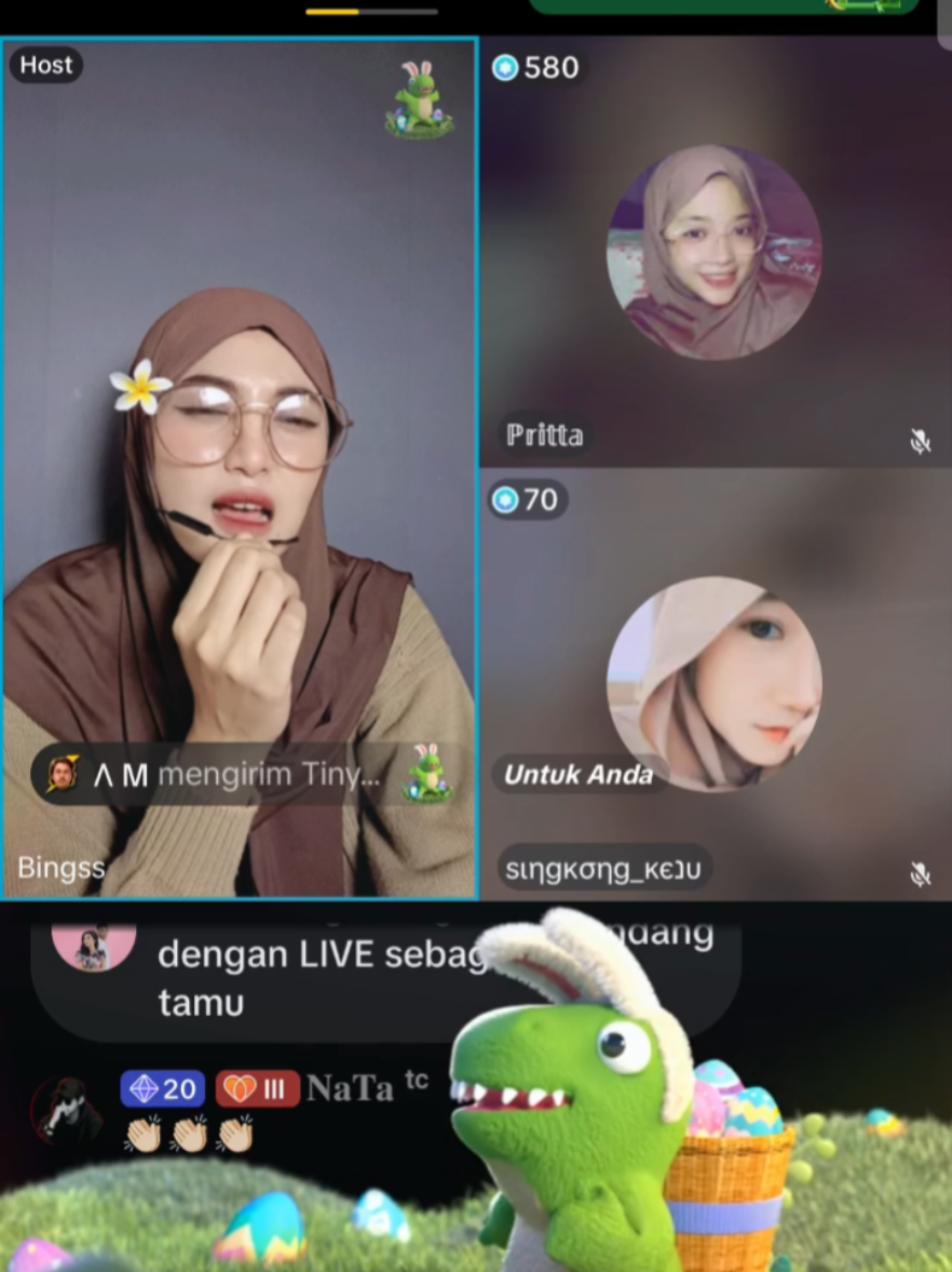 join trend ah.. yahuuuu🤸 @ꓥ M #tirek #trend #gift #tiny 