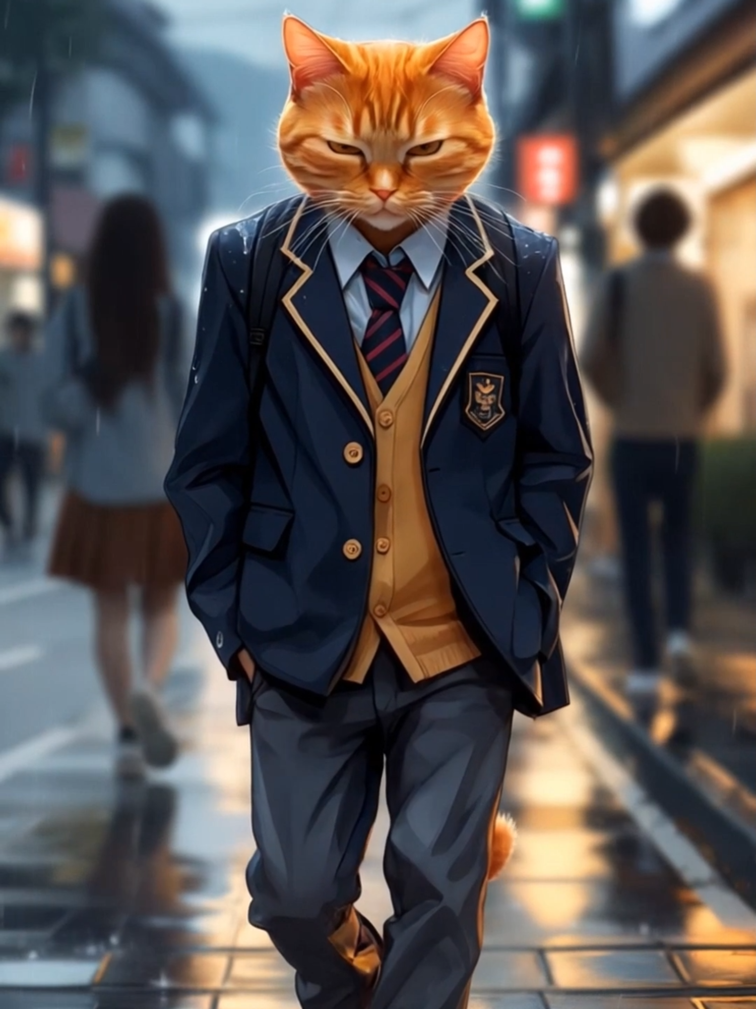 💛🐱Blind love🥰 #cat #cutecat #ai #funny #sad #shortfilm #meow #cute #motivation #girlfriend #romance #Love #lovestory