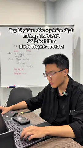 🥳Cơ Hội Vàng Cho Người Biết Tiếng Trung!  📢 Cần tìm trợ lý giám đốc phiên dịch tiếng Trung, mức lương hấp dẫn, có đóng bảo hiểm. Ib để được tư vấn cụ thể nhé  #tiengtrung #tiengtrungdeying #vieclamtiengtrung #timviec #luongcao #phongvan #xuhuong 