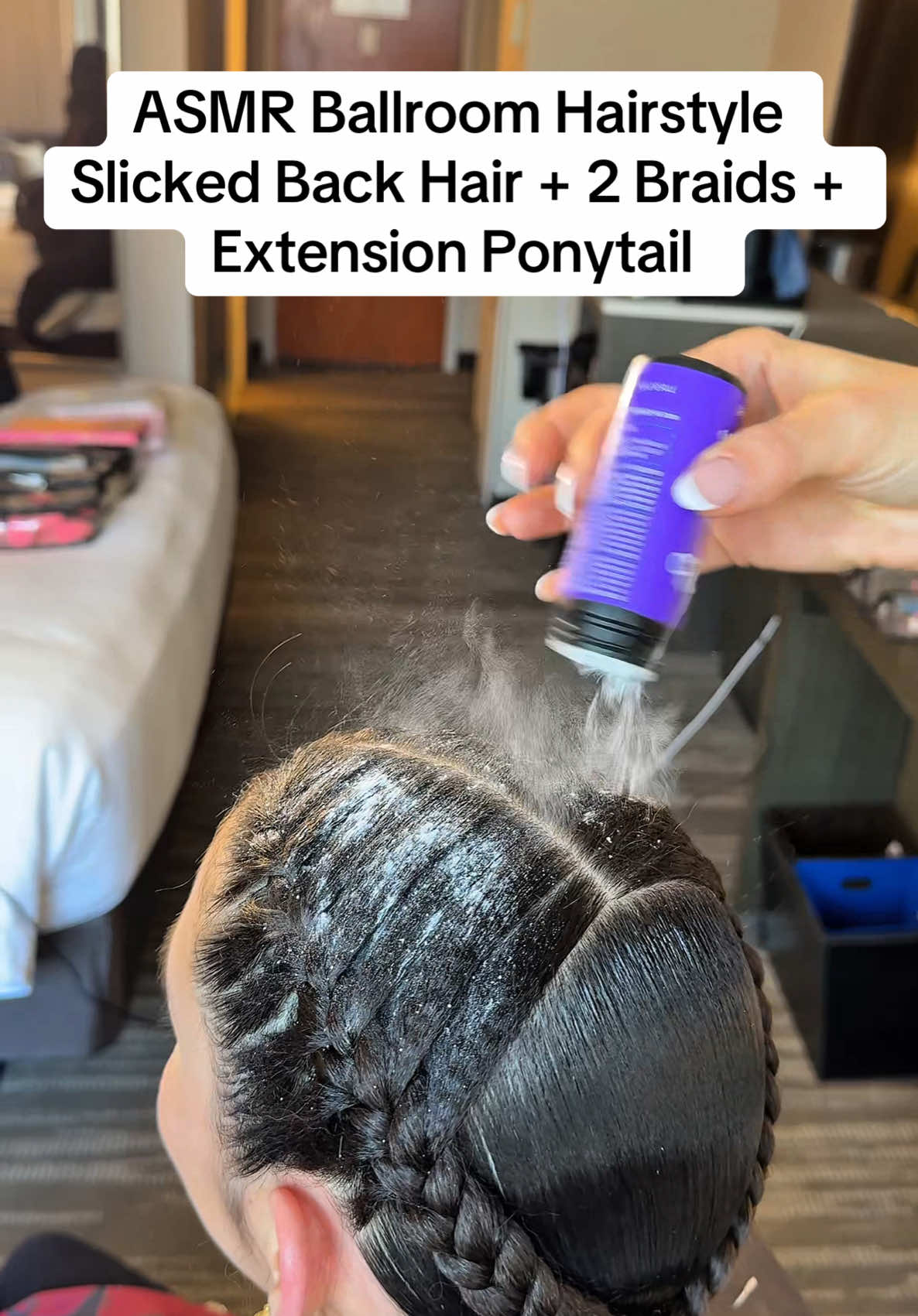 ASMR 🔊 Ballroom Hairstyle  Slicked Back Hair + 2 Crimped Braids + Hair Extensions Ponytail (Secret Tip how to fix extensions ❤️‍🔥)  Just Wait Until the Final Result ❤️‍🔥 This Hairstyle Needs a Name ❤️‍🔥 I’m loving your creative ideas! Read Each Comment ❤️‍🔥 #asmr #asmrsounds #hair #hairtutorial #braids #braidstyles #braidstutorial #hairextensions #hairstyle #creatorsearchinsights #hairfashion #hairtransformation #hairstyles #satysfying #longervideos #longhair #haircare #extensions 