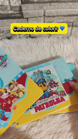 Caderno de colorir Patrulha canina 50 páginas 