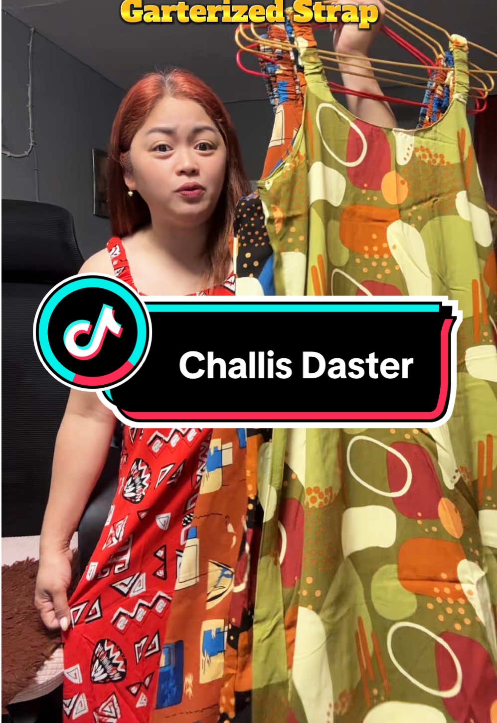 Napaka presko sa katawan basta challis daster, kagaya nalang neto! Plus ang gaganda pa ng mga print available sa basket❗️ #challis #daster #dress #pambahay #comfy #womenswear #summerwear 