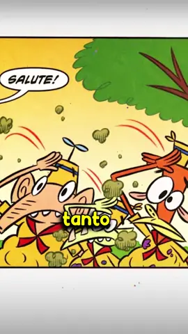 TODA COMIDA QUE VOCÊ COME VIRA M3RDA... _________________________________ 📖 Cartoon Network Block Party -59 _________________________________ Nessa Historia em quadrinhos do Lazlo acampamento insando da Cartoon Network eles fazem guera de comida já que tem a cena da competição de feijão que ninguém aguenta mais comer..... essa animação era boa!!! Clássica! Icônica #catdubs #fatospv #dublagens #gibi #lazlo #cartoonnetwork