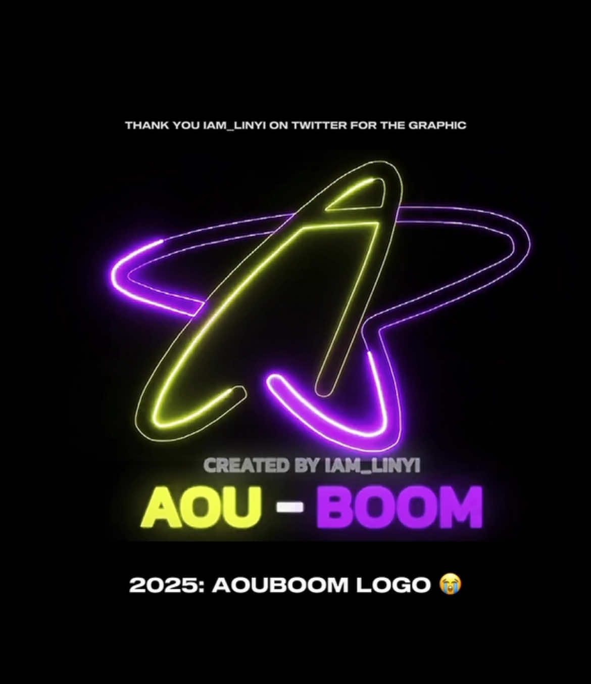 WE HAVE THEIR OFFICIAL(?) LOGO??? 😭💛💜 #AouBoom #อู๋บูม #aou_tnbknr #besevboom 