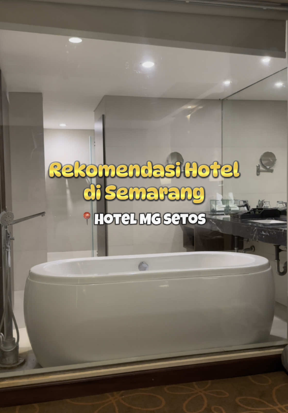 Kamarnya luasss, cocok banget buat staycation bareng keluarga, Recomended ini mahh!! Pesen lewat tiktok banyak diskon loh! Tinggal pencet Tag lokasi di postingan akuu 😉#hotelsemarang #staycation #hotelsemarangcheck #hotelmurah #infosemarang #carihotel  #hotelsemarangmurah #hotelluas #hotelsemarangbagus #hotelmgsetos #mgsetoshotelsemarang #semaranghits #semarang24jam #semarangviral #semarangexplore 