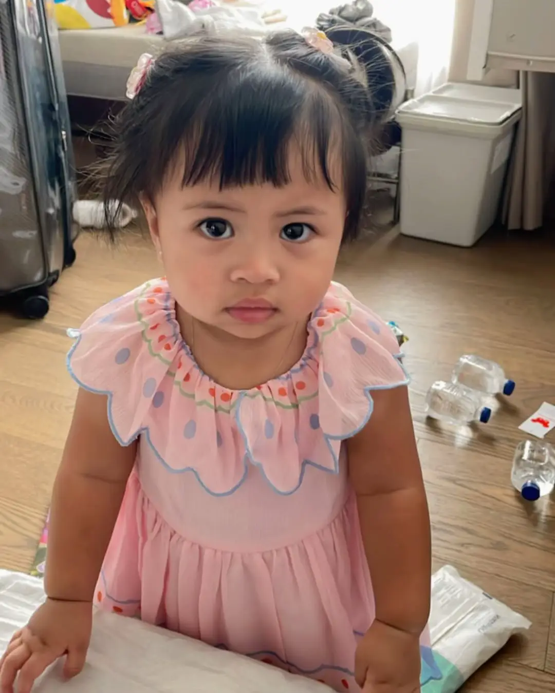 Gemoy lucu sekali kamuuu😂❤️ #masyaallah #ranaimamalika #lily 