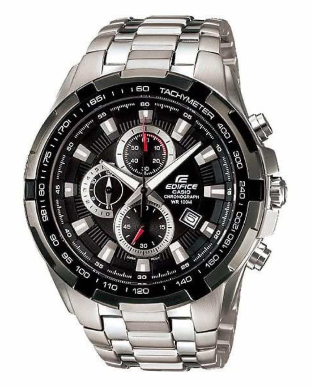 EDIFICE STANDARD CHRONOGRAPH  MEN WATCH EF-539D-1AVUDF 💯💯💯 original Product highlights:  New bezel design combines ion-plated stainless steel and aluminum panels,  Popular large case Chronograph, Tachymeter,  100-meter water resistance Stainless steel case and band, Screw Lock Back, Partial ion plated Size of case : 53.5×48.5×11.5mm #kabayansukillc #casioedifice 