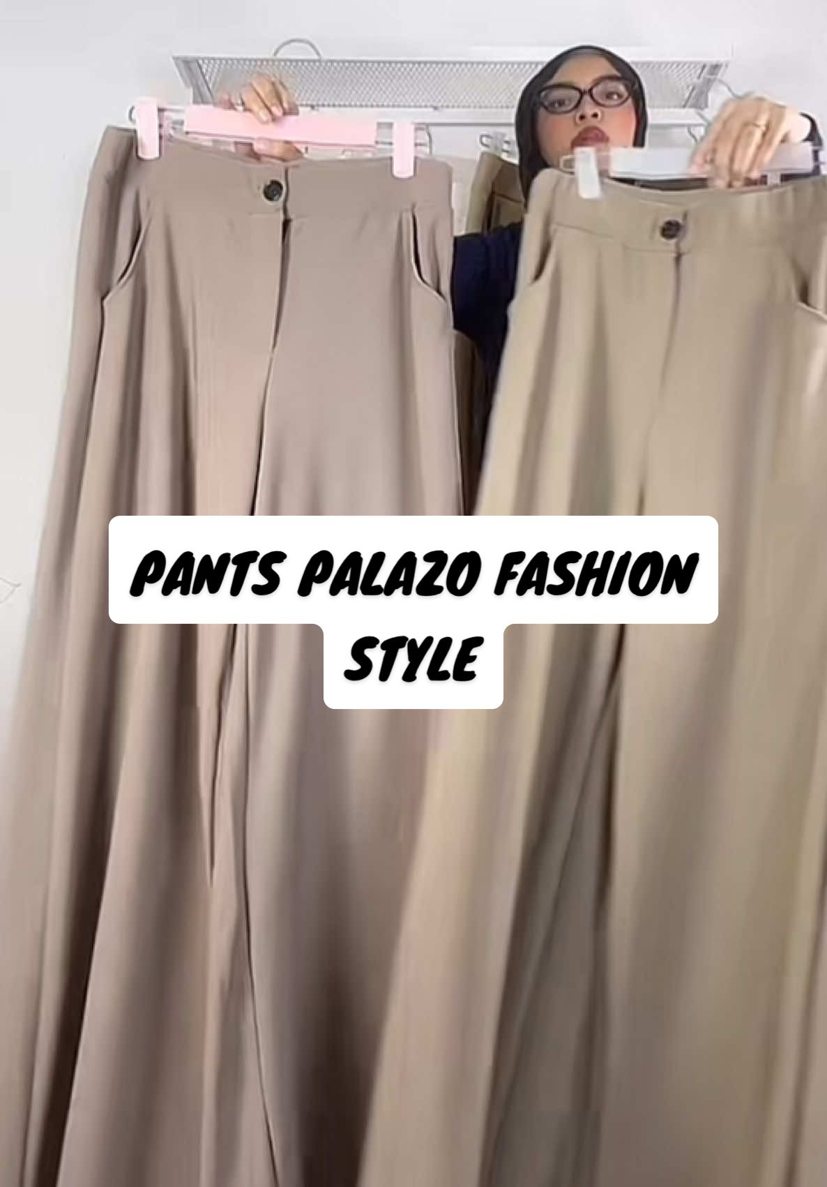 PANTS PALAZO FASHION STYLE#tekanbegkuningtiktokshop👇👇 