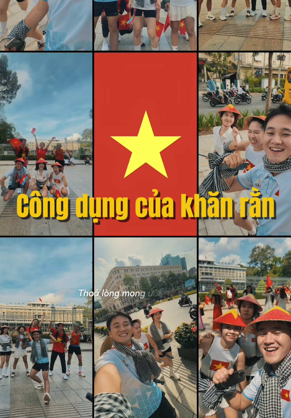 Trả lời @An Nhật Uyên Công dụng của khăn rằn nam bộ trong chiến tranh, nếu đến địa đạo Củ Chi hãy chuẩn bị trước một chiếc khăn rằn nha mọi người. Sẽ lên hình đẹp hơn đó 🇻🇳 #annhatuyen #30thang4 #50namgiaiphongmiennam #khanrannambo #tuhaoVietNam #yeunuoc 